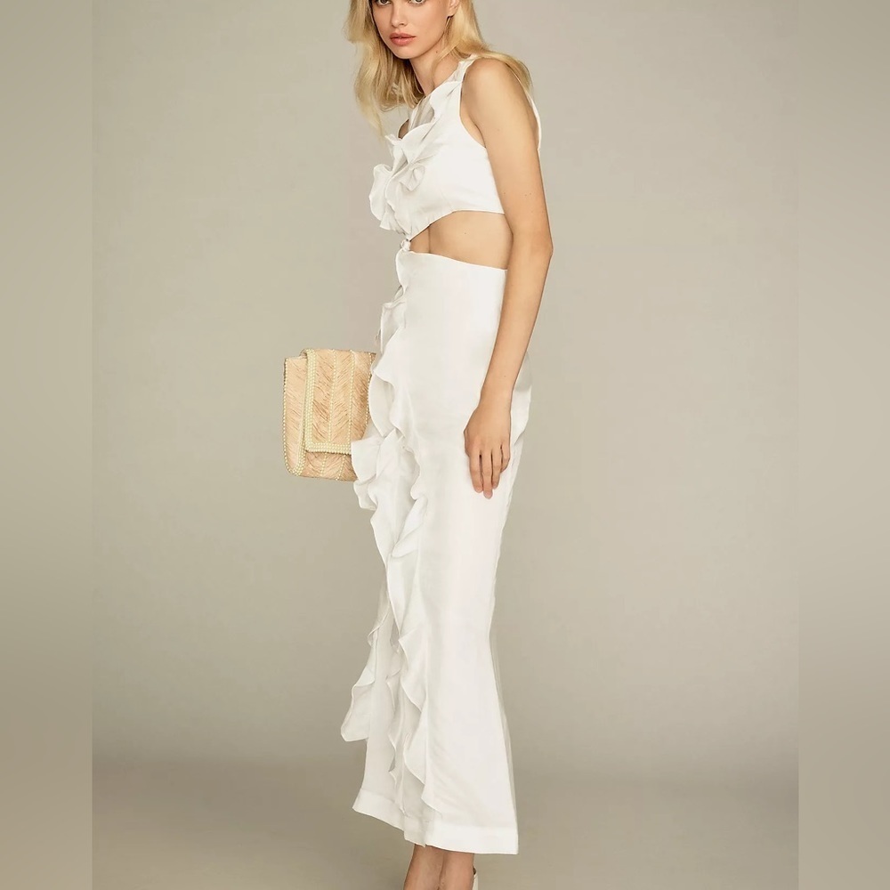 NWT Significant Other Rey Cutout Ruffle Dress - Picture 3 of 4